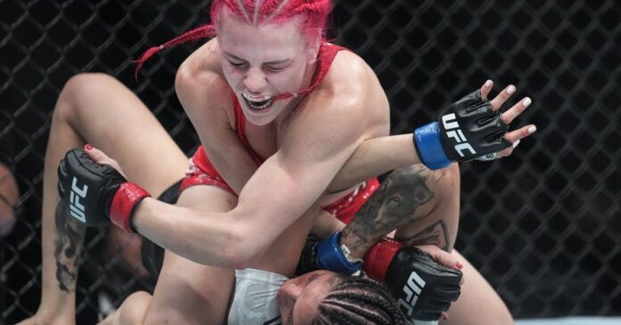 Canada’s Gillian Robertson believes she is a win away from UFC title contention