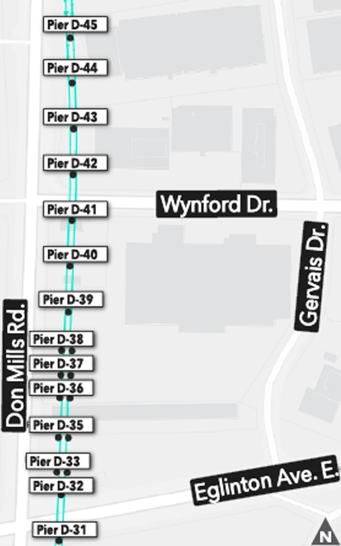 ontario line elevated stations