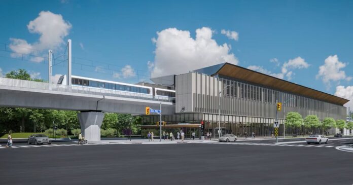 Here's how Toronto's new elevated subway stretch is being built