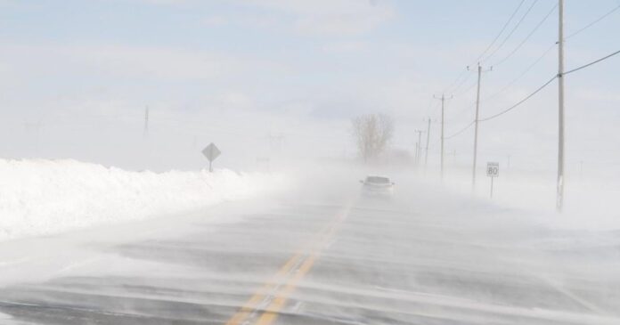 Blowing snow and high winds expected in much of Atlantic region overnight
