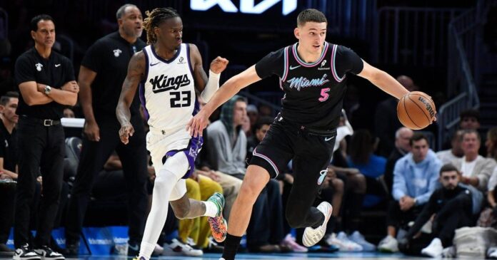 Heat’s Jovic exits game against Raptors with elbow injury