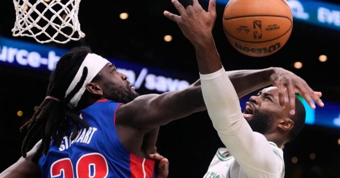 NBA scores: Pistons win fourth straight, top Celtics 112-105