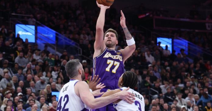 LeBron James cites ‘Luka magic’ as Doncic has 45-point triple-double