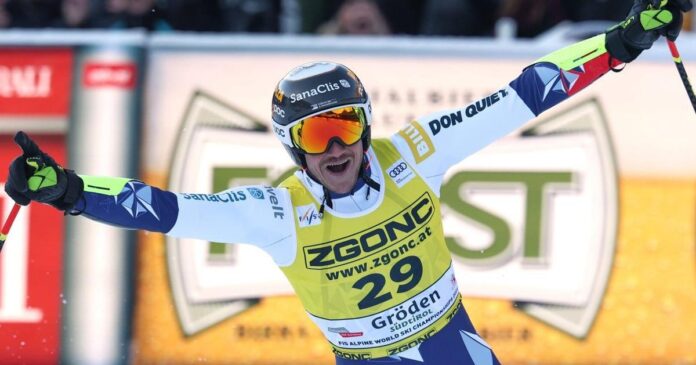 Zabystran stuns Odermatt in super-G to become first Czech man to win a World Cup race