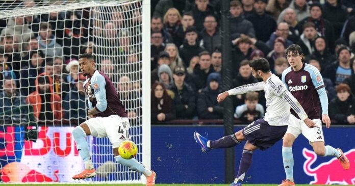 Man United captain Bruno Fernandes sustains injury against Aston Villa