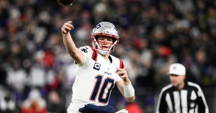 Drake Maye leads the Patriots to a 28-24 win over the Ravens that clinches a playoff spot