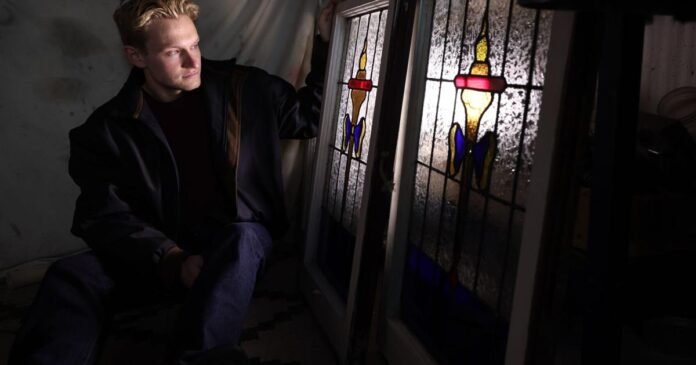 This newly minted Toronto craftsman traded PowerPoints for stained glass. His teacher? YouTube