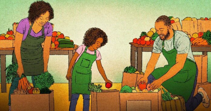 Not too young to help: Families find ways to volunteer with small children