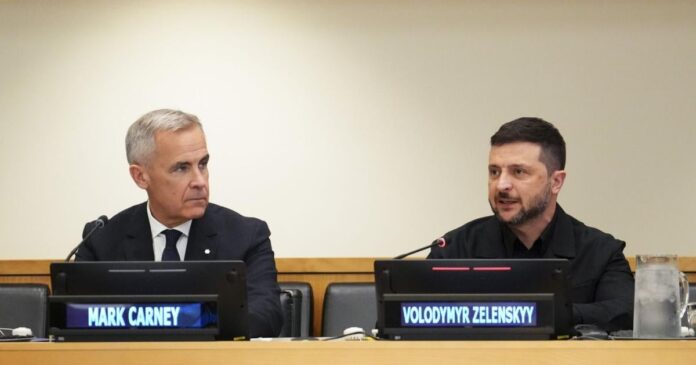 Carney meets Zelenskyy in Halifax as Trump prepares to host peace talks