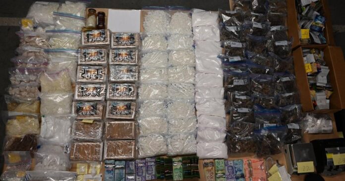 Police in B.C. seize close to 100 kg of drugs in trafficking investigation