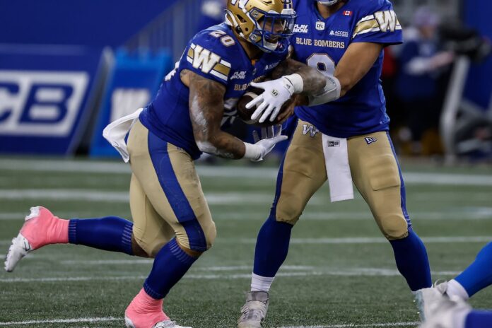 Blue Bombers ink home-grown running back Oliveira to three-year extension 