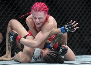 Gillian Robertson post-fight