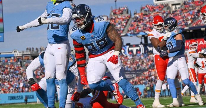 Chiefs’ injury-riddled season hits new low with 26-9 loss to Titans