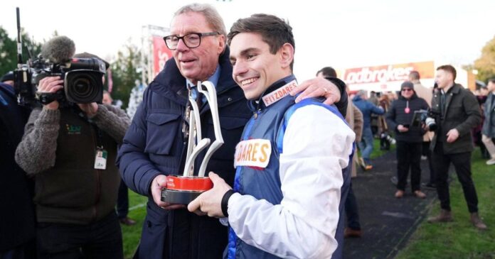 Harry Redknapp’s horse The Jukebox Man wins the King George VI Chase