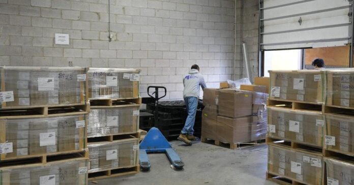 Inside the warehouse poised to process your unwanted gifts this holiday