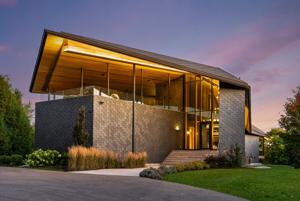 Impressive steel and stone mansion in Caledon