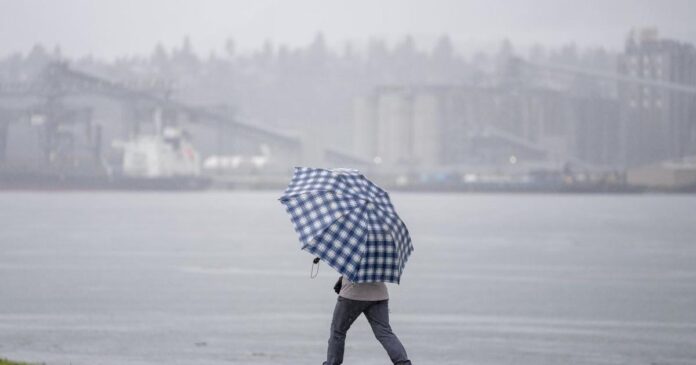 More rain, high winds heading for southern B.C. as province cleans up after storm