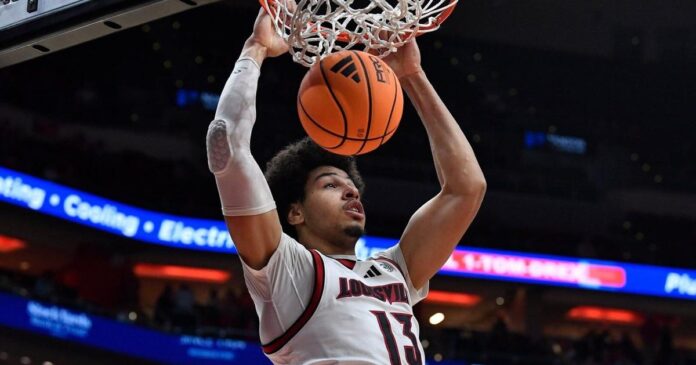 No. 11 Louisville rebounds from loss with 94-54 romp over Montana