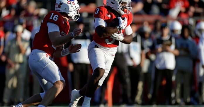 Rutgers running back Antwan Raymond captures Jon Cornish Trophy