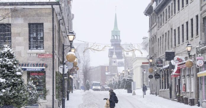 Sharp rise in 911 calls in Montreal as wintry weather hits Eastern Canada