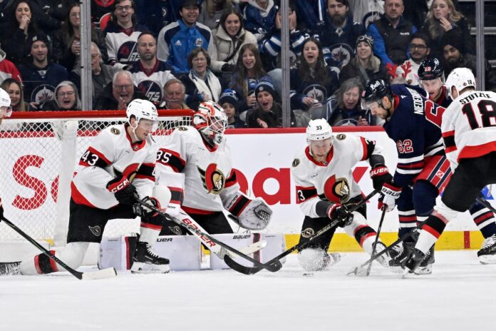 Tkachuk strikes in OT as Senators rally to top struggling Jets