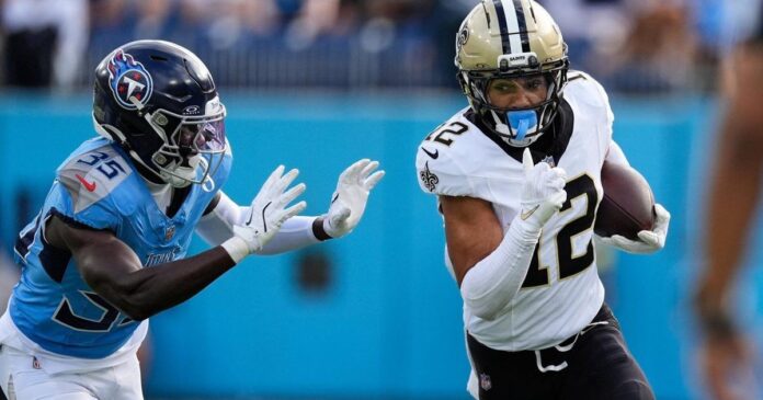 Saints receiver Chris Olave expected to miss season finale at Atlanta after being hospitalized