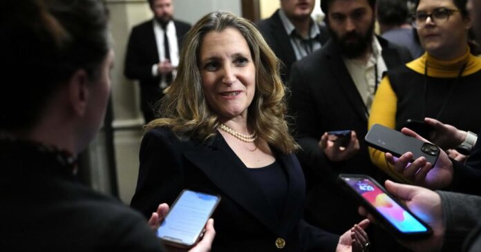 Longtime Liberal MP Chrystia Freeland’s resignation takes effect today