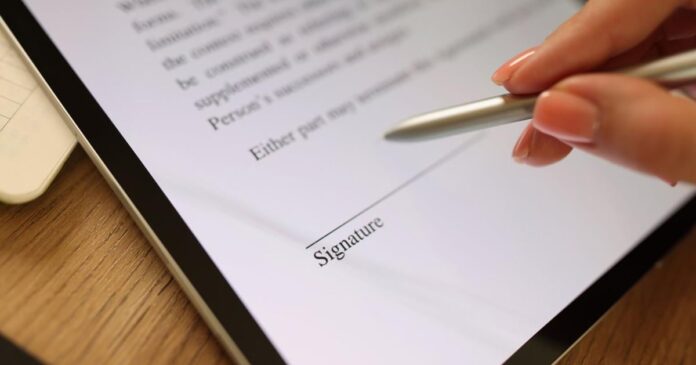 My lawyer didn't witness my e-signature. Should I be concerned?