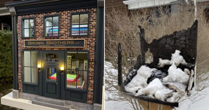 A Toronto family’s little library was destroyed in an arson. So they built a new one — with city history in mind