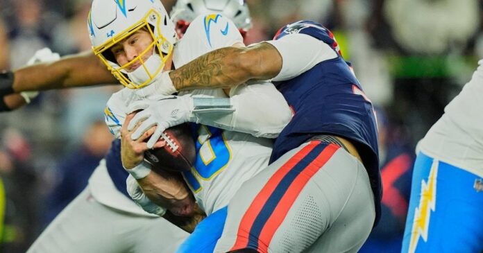 Chargers coach Jim Harbaugh says ‘Those that stay will be champions.’ QB Justin Herbert isn’t sure