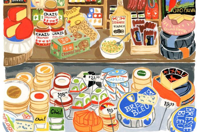 What Cheese Boutique owner Afrim Pristine always has in his grocery cart